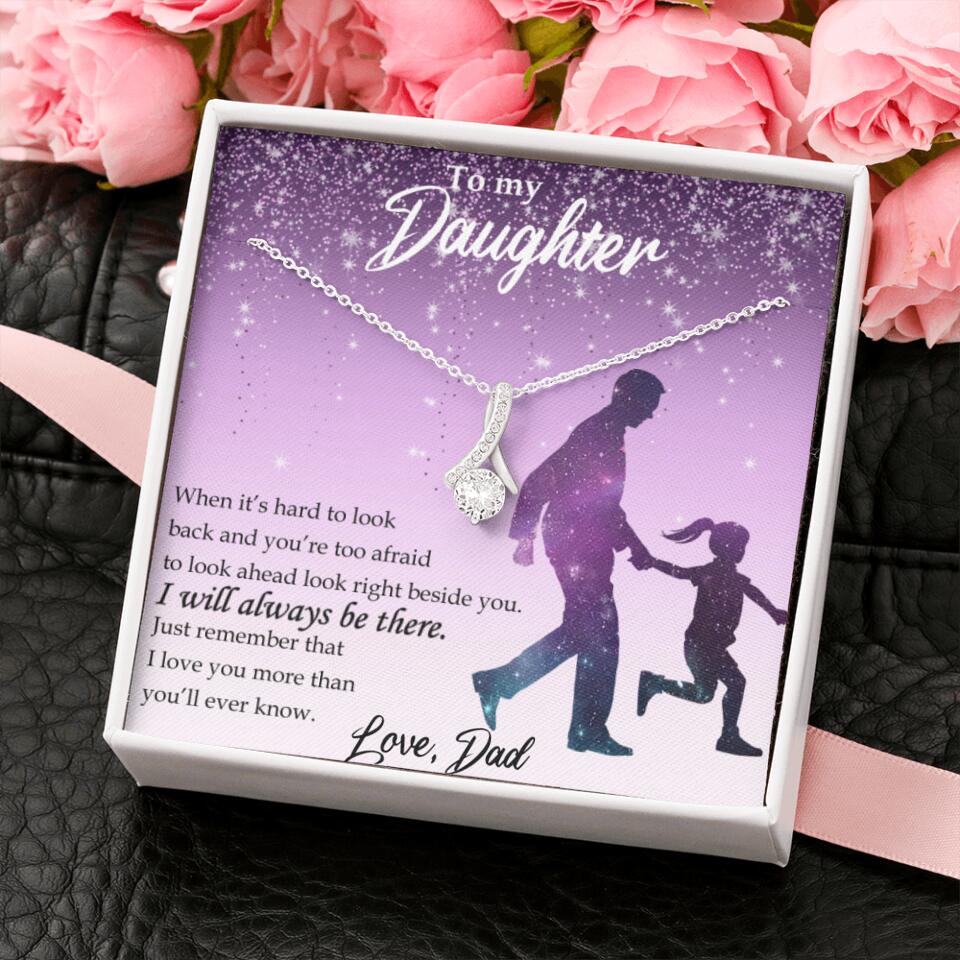 To My Daughter I Will Always Be These Personalized Necklace - Image 35