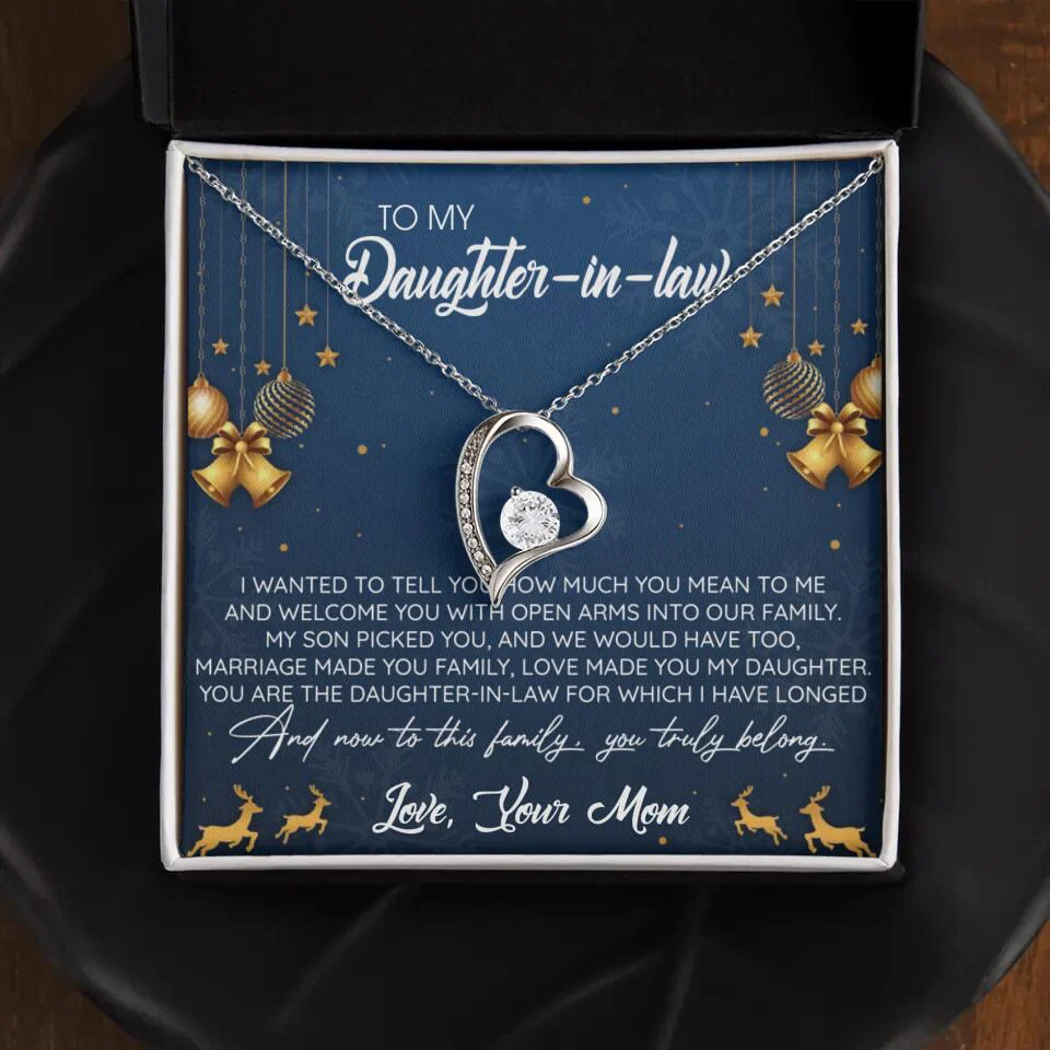 To My Daughter-In-Law You Truly Belong To This Family - Personalized Jewelry Necklace - Best Gift for Daughter-in-law - 211IHPNPJE429 - Image 13