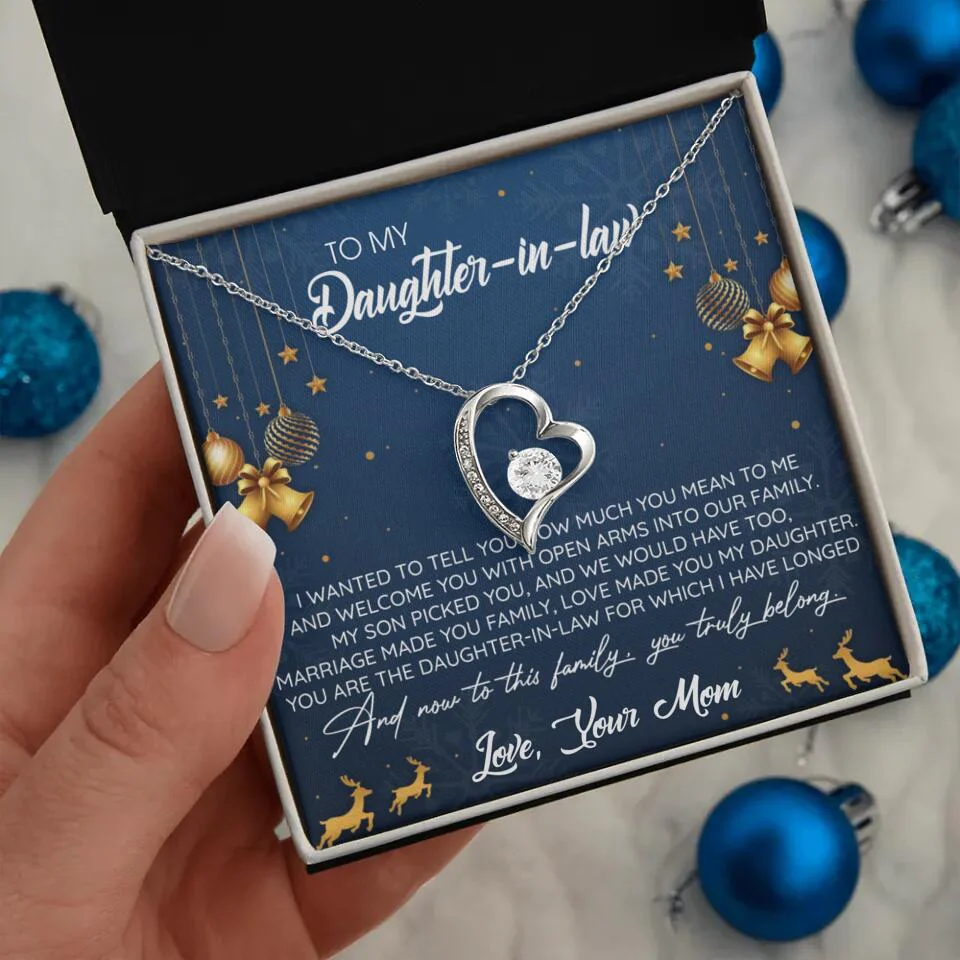 To My Daughter-In-Law You Truly Belong To This Family - Personalized Jewelry Necklace - Best Gift for Daughter-in-law - 211IHPNPJE429 - Image 14
