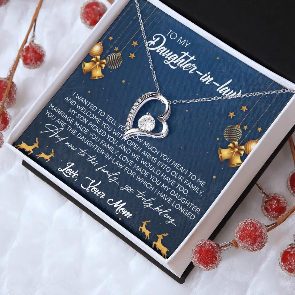 To My Daughter-In-Law You Truly Belong To This Family - Personalized Jewelry Necklace - Best Gift for Daughter-in-law - 211IHPNPJE429 - Image 16