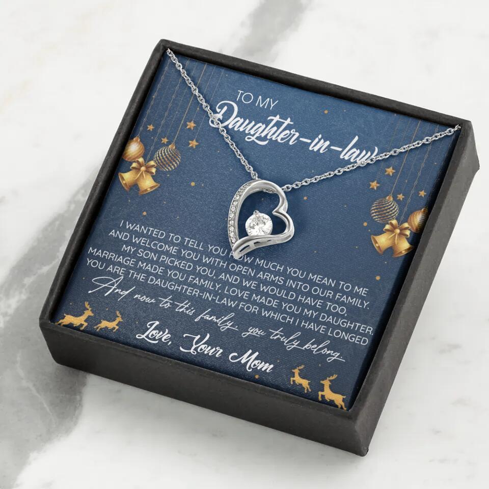 To My Daughter-In-Law You Truly Belong To This Family - Personalized Jewelry Necklace - Best Gift for Daughter-in-law - 211IHPNPJE429 - Image 18