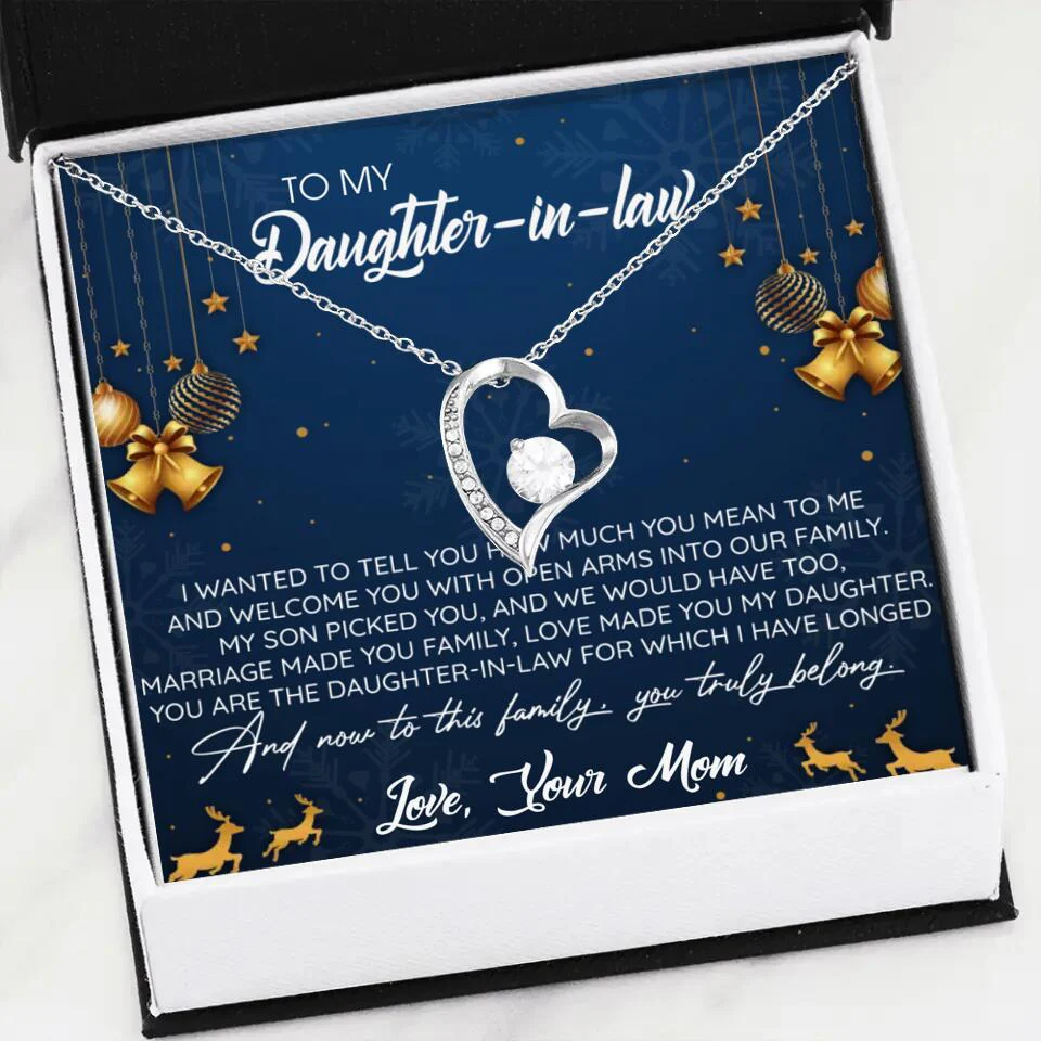 To My Daughter-In-Law You Truly Belong To This Family - Personalized Jewelry Necklace - Best Gift for Daughter-in-law - 211IHPNPJE429 - Image 20