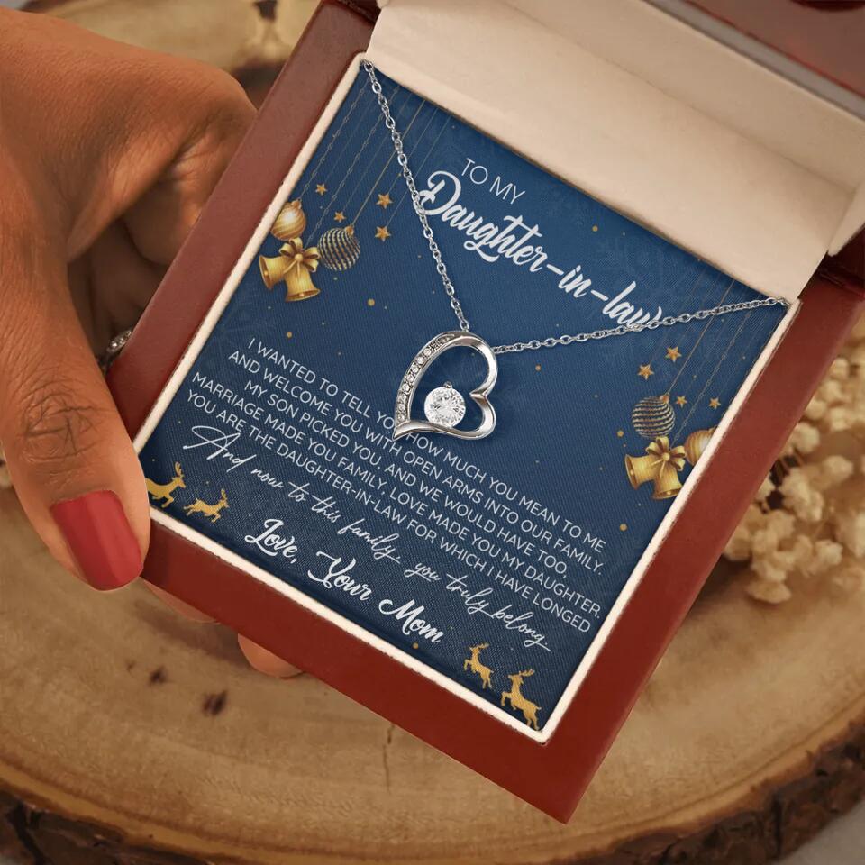 To My Daughter-In-Law You Truly Belong To This Family - Personalized Jewelry Necklace - Best Gift for Daughter-in-law - 211IHPNPJE429 - Image 23