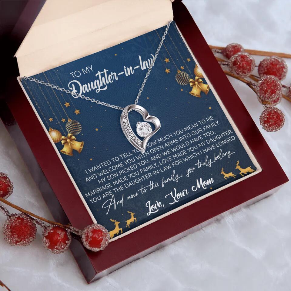 To My Daughter-In-Law You Truly Belong To This Family - Personalized Jewelry Necklace - Best Gift for Daughter-in-law - 211IHPNPJE429 - Image 27