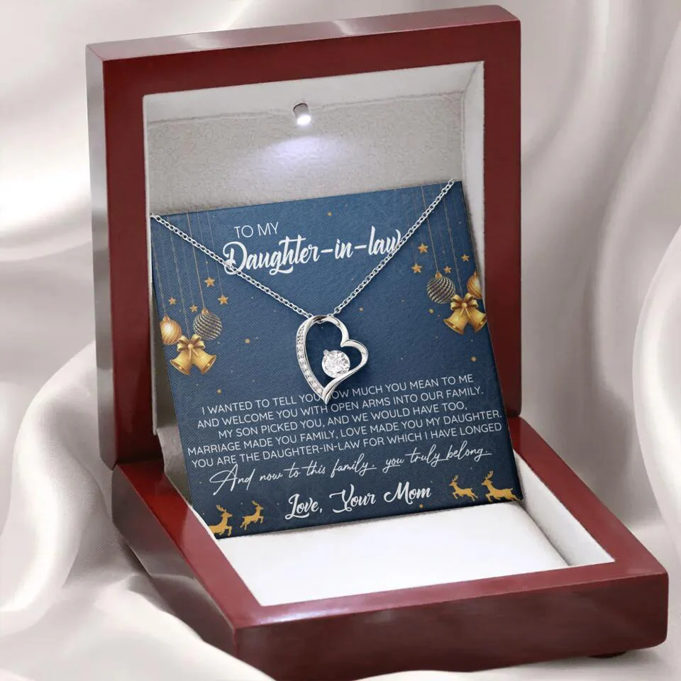 To My Daughter-In-Law You Truly Belong To This Family - Personalized Jewelry Necklace - Best Gift for Daughter-in-law - 211IHPNPJE429 - Image 28