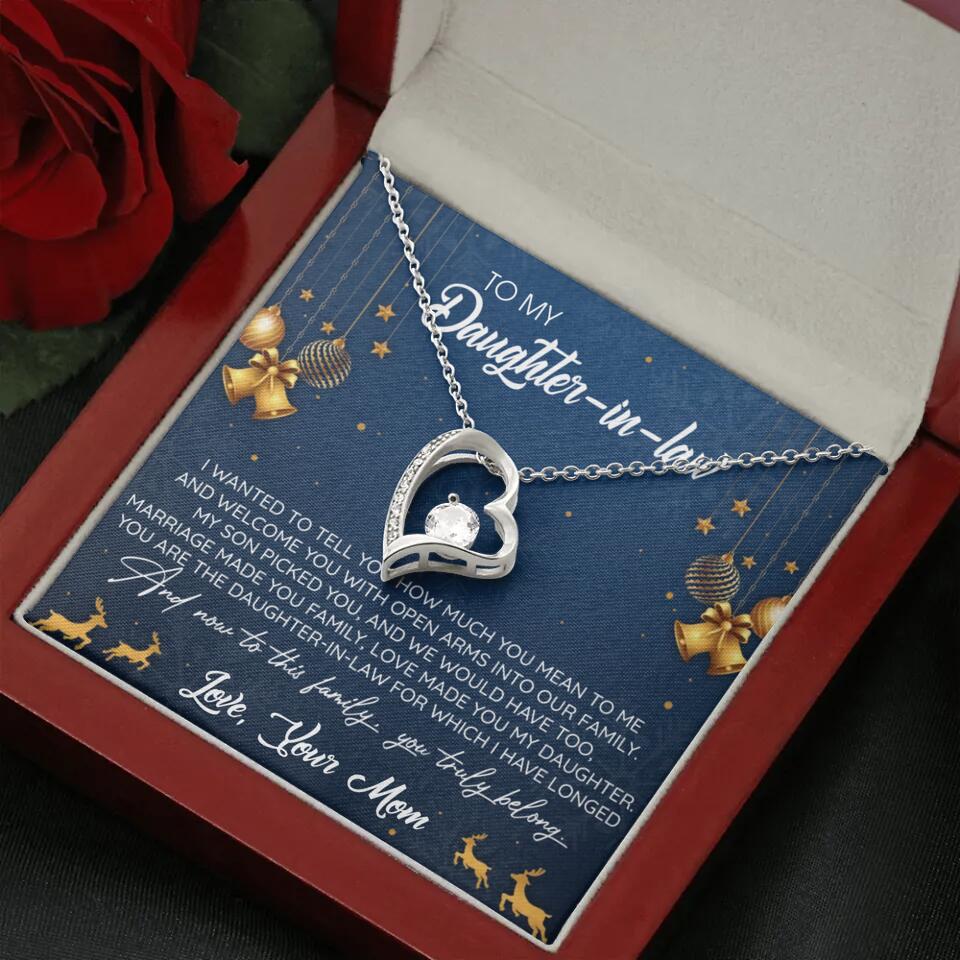 To My Daughter-In-Law You Truly Belong To This Family - Personalized Jewelry Necklace - Best Gift for Daughter-in-law - 211IHPNPJE429 - Image 31