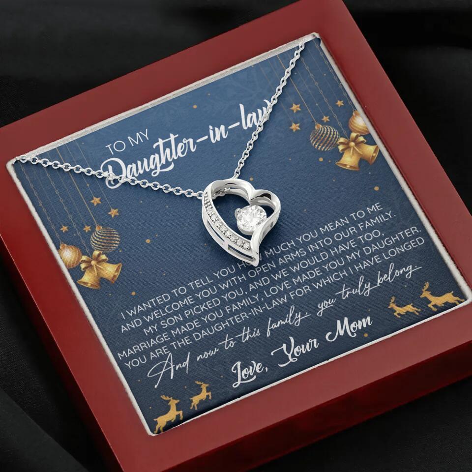 To My Daughter-In-Law You Truly Belong To This Family - Personalized Jewelry Necklace - Best Gift for Daughter-in-law - 211IHPNPJE429 - Image 33