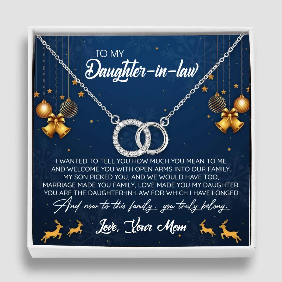 To My Daughter-In-Law You Truly Belong To This Family - Personalized Jewelry Necklace - Best Gift for Daughter-in-law - 211IHPNPJE429 - Image 34
