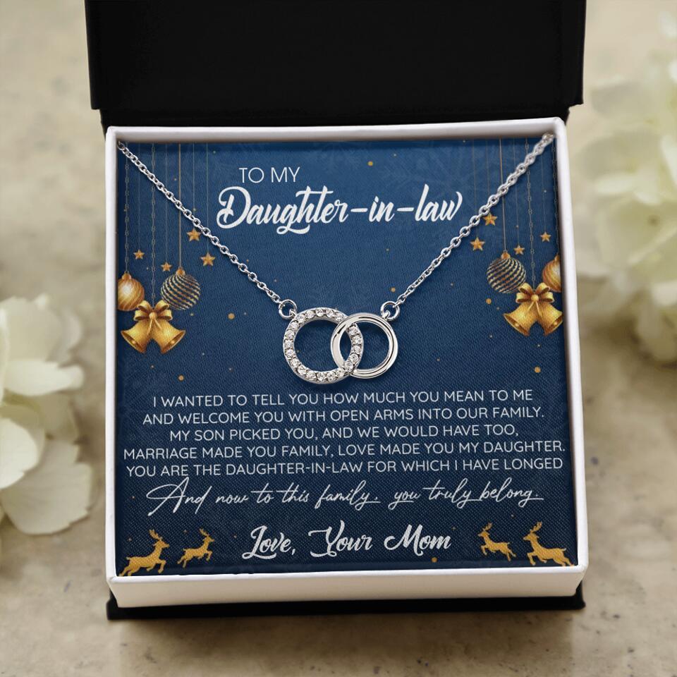 To My Daughter-In-Law You Truly Belong To This Family - Personalized Jewelry Necklace - Best Gift for Daughter-in-law - 211IHPNPJE429 - Image 35