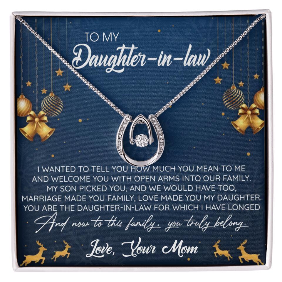 To My Daughter-In-Law You Truly Belong To This Family - Personalized Jewelry Necklace - Best Gift for Daughter-in-law - 211IHPNPJE429 - Image 40
