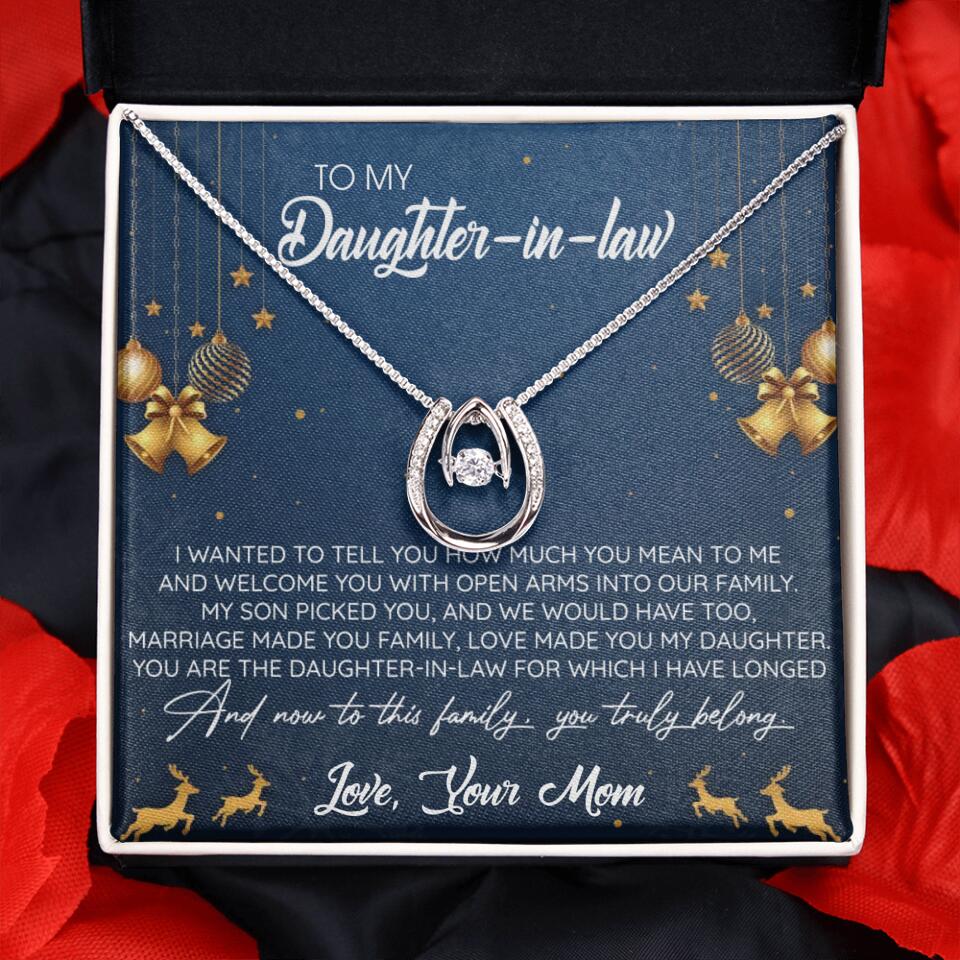 To My Daughter-In-Law You Truly Belong To This Family - Personalized Jewelry Necklace - Best Gift for Daughter-in-law - 211IHPNPJE429 - Image 41