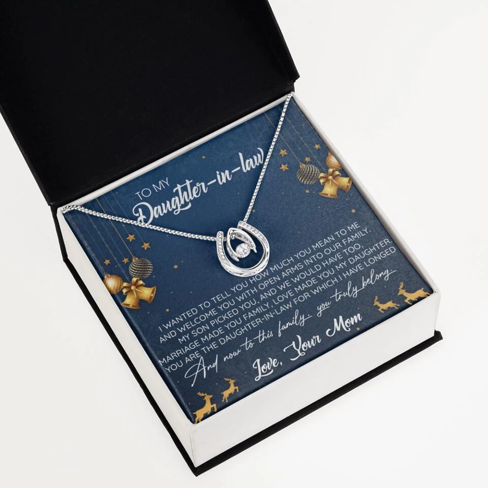 To My Daughter-In-Law You Truly Belong To This Family - Personalized Jewelry Necklace - Best Gift for Daughter-in-law - 211IHPNPJE429 - Image 42