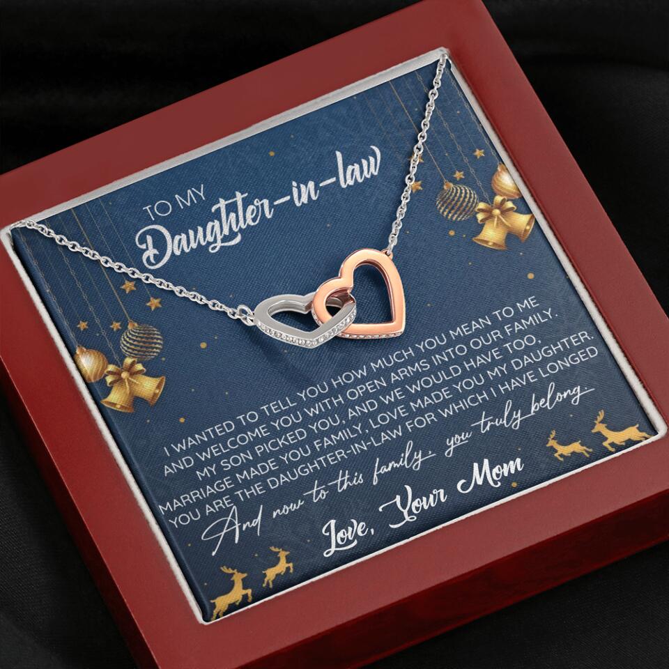 To My Daughter-In-Law You Truly Belong To This Family - Personalized Jewelry Necklace - Best Gift for Daughter-in-law - 211IHPNPJE429 - Image 5
