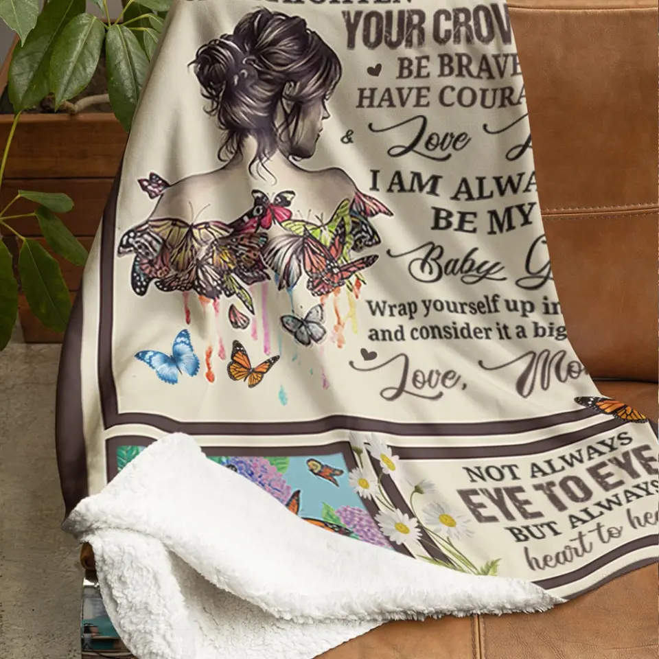 To My Daughter You Are My Sunshine - Fleece Blanket - Image 10