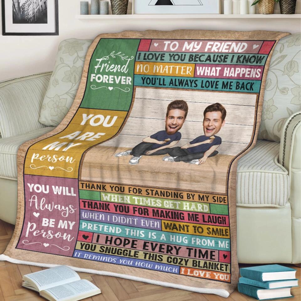 To My Friend Bestie Custom Blanket Birthday Gift For Friends - Image 8