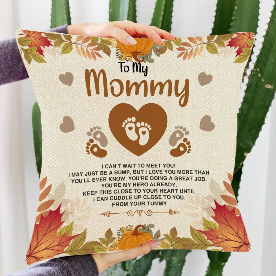 To My Mommy I Can't Wait To Meet You Special Pillow - Image 4