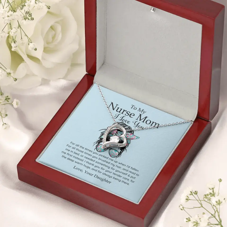 To My Nurse Mom I Love You Personalized Necklace - Image 85