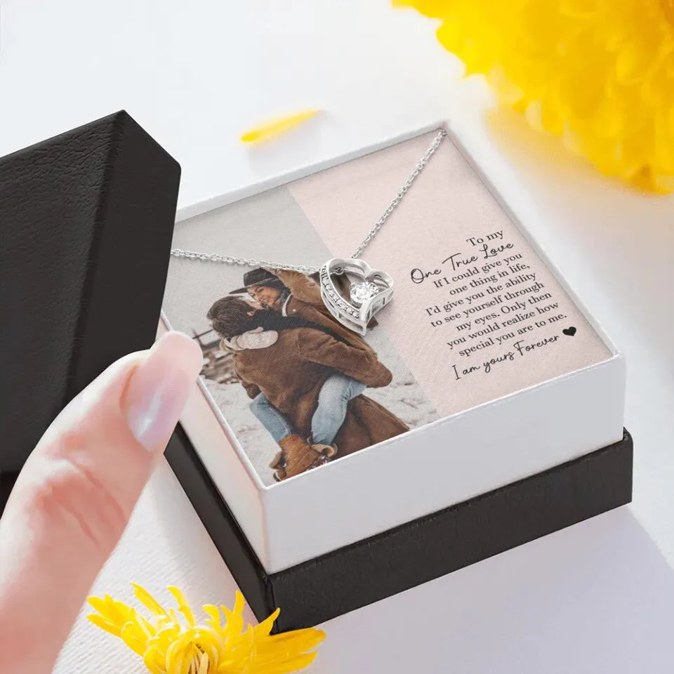 To My One True Love - Personalized Necklace - Image 14