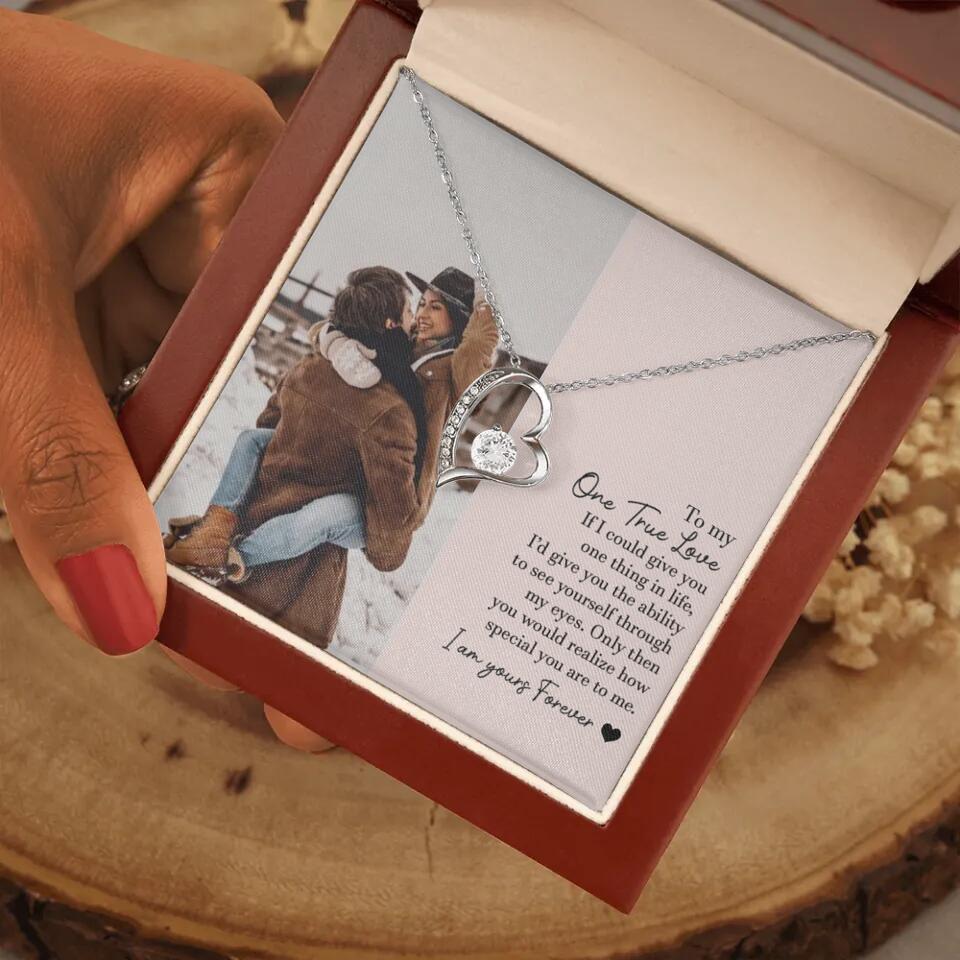 To My One True Love - Personalized Necklace - Image 16