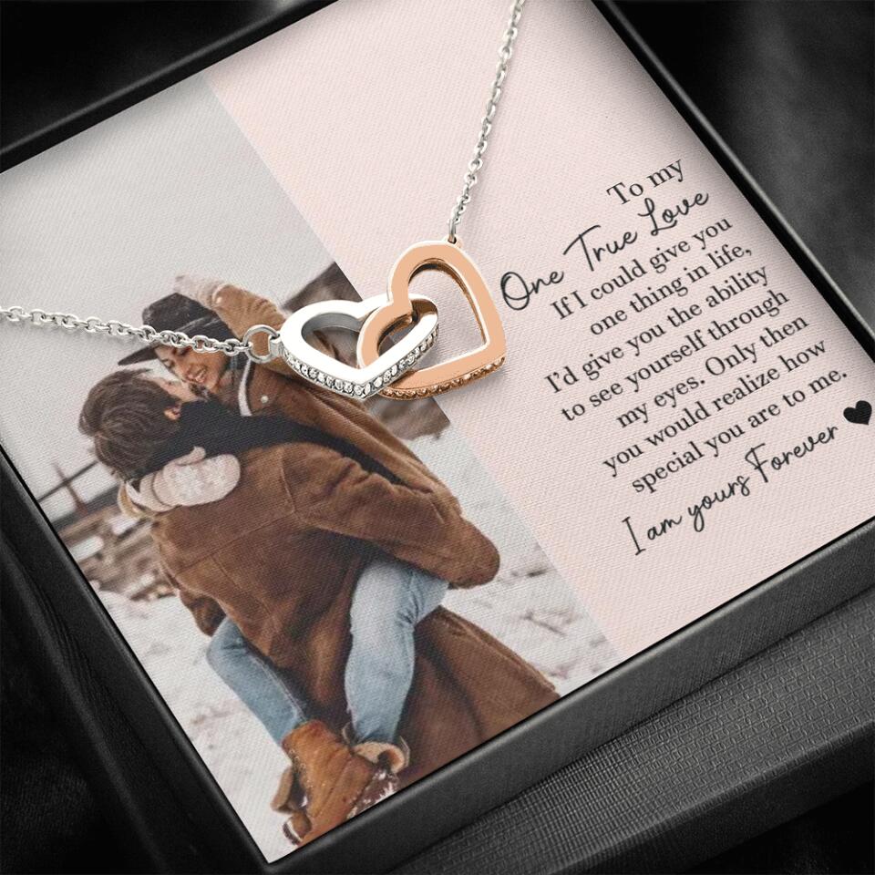 To My One True Love - Personalized Necklace - Image 3