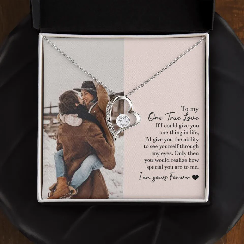 To My One True Love - Personalized Necklace - Image 7