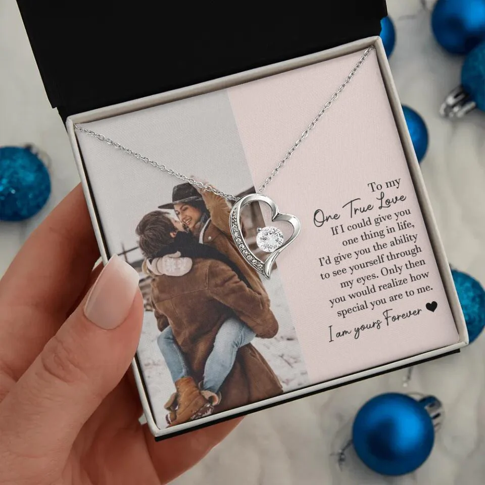To My One True Love - Personalized Necklace - Image 8