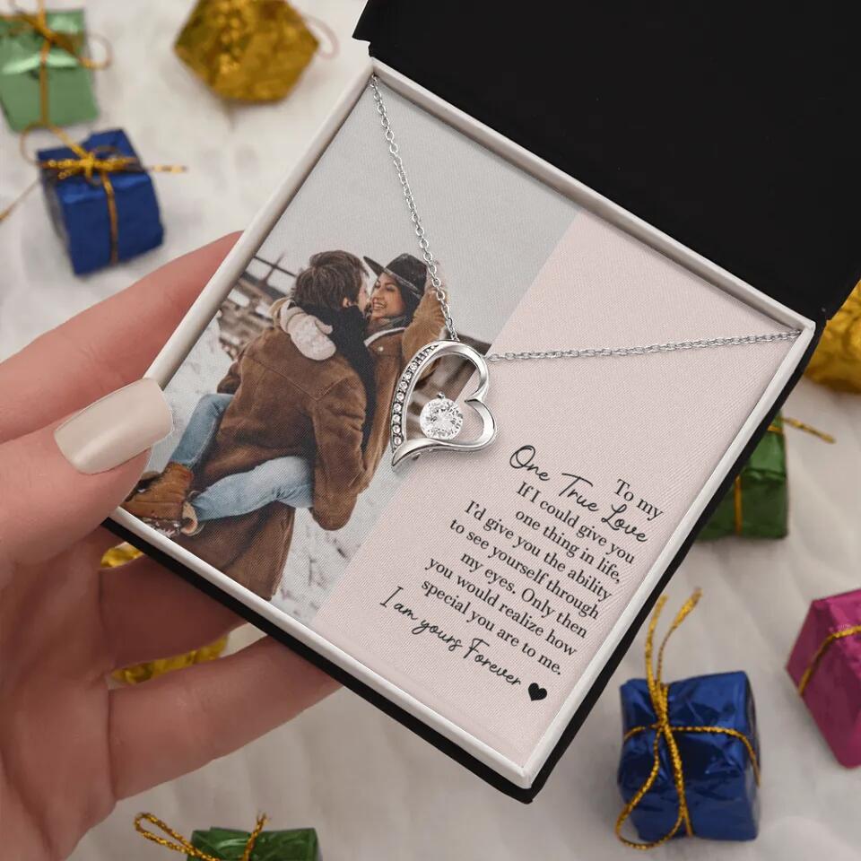 To My One True Love - Personalized Necklace - Image 9