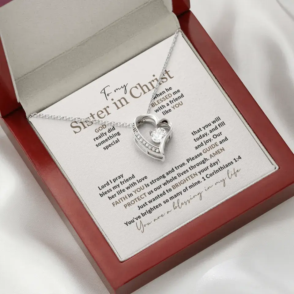 To My Sister In Christ Personalized Silver Jewellery - Image 89