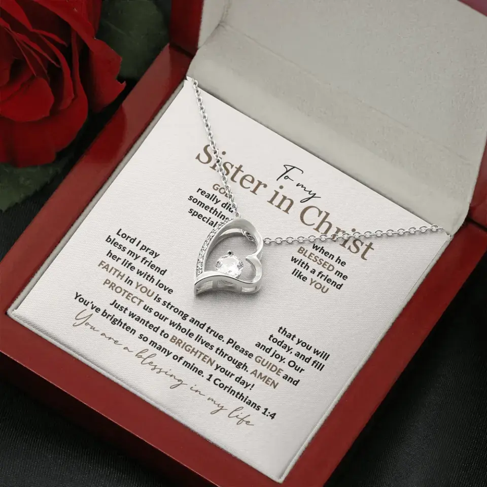 To My Sister In Christ Personalized Silver Jewellery - Image 91