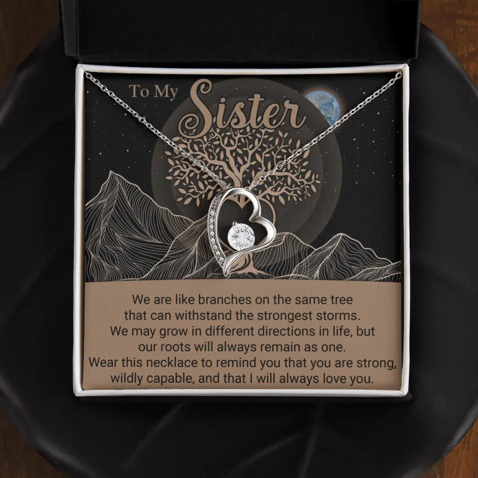 To My Sister/Sister-in-law We Are Like Branches On The Same Tree - Personalized Necklace - Gift For Her On Anniversaries - Image 10