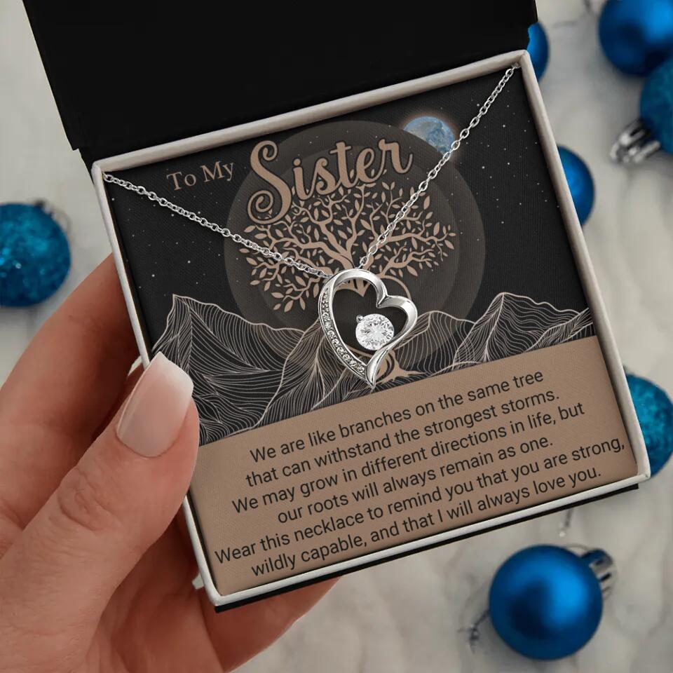 To My Sister/Sister-in-law We Are Like Branches On The Same Tree - Personalized Necklace - Gift For Her On Anniversaries - Image 11