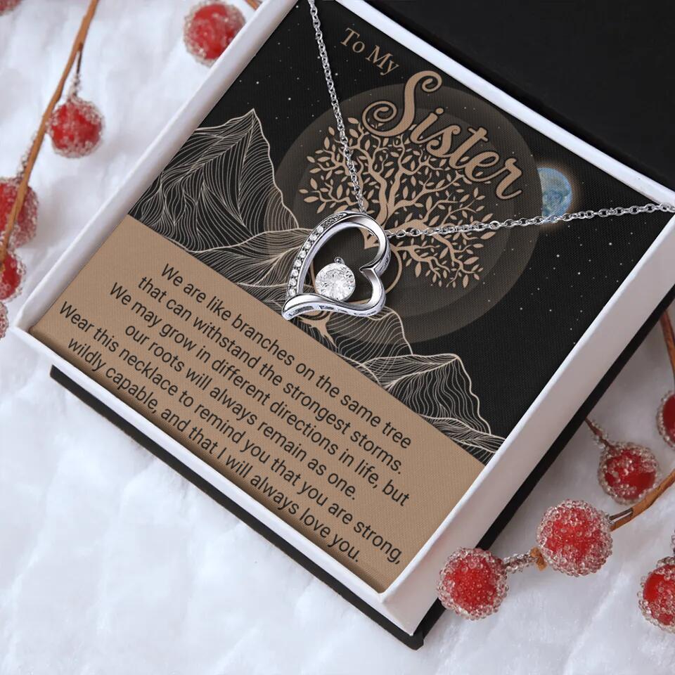To My Sister/Sister-in-law We Are Like Branches On The Same Tree - Personalized Necklace - Gift For Her On Anniversaries - Image 13