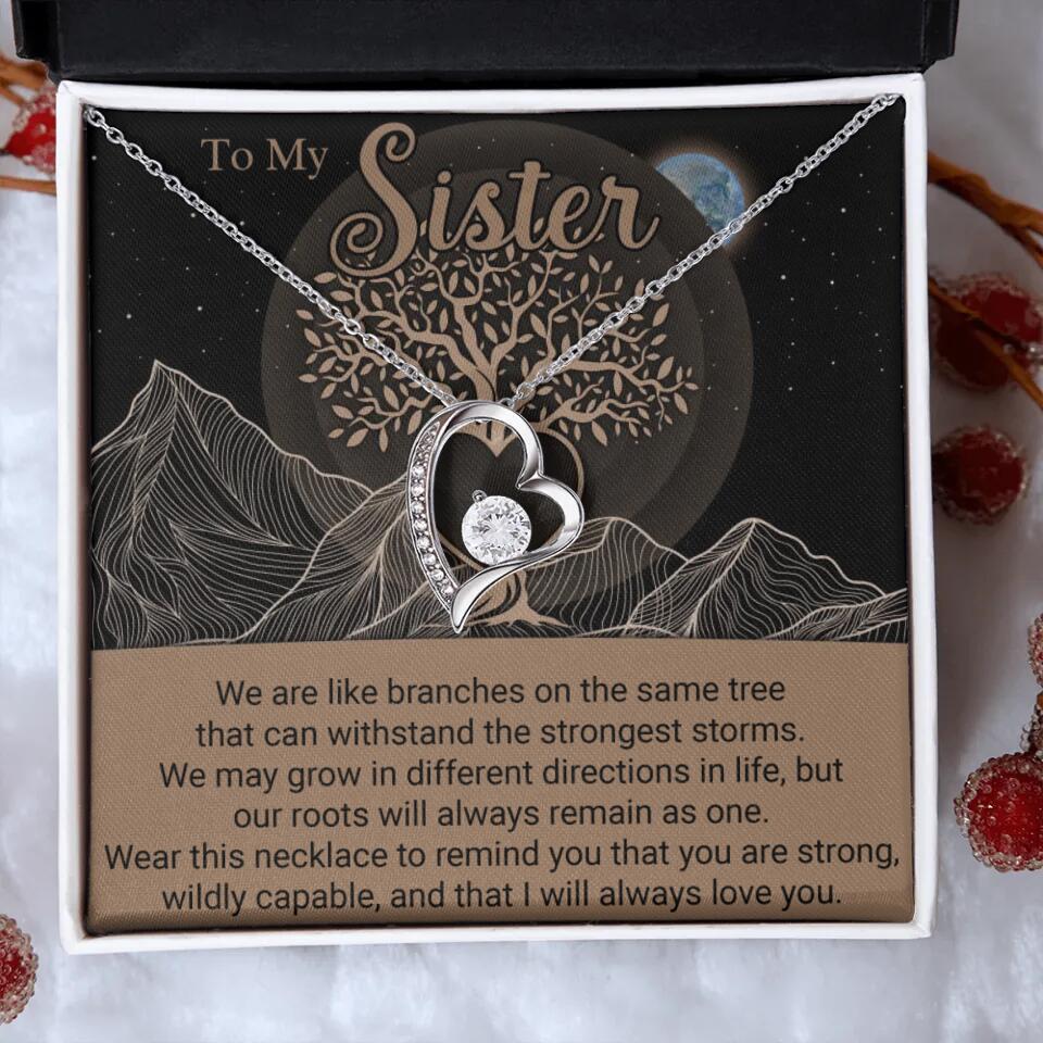 To My Sister/Sister-in-law We Are Like Branches On The Same Tree - Personalized Necklace - Gift For Her On Anniversaries - Image 14