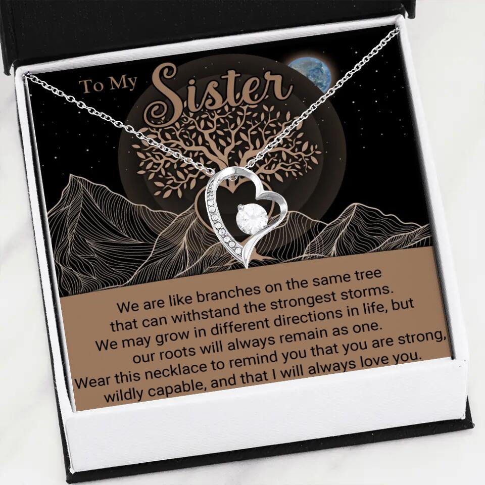 To My Sister/Sister-in-law We Are Like Branches On The Same Tree - Personalized Necklace - Gift For Her On Anniversaries - Image 16