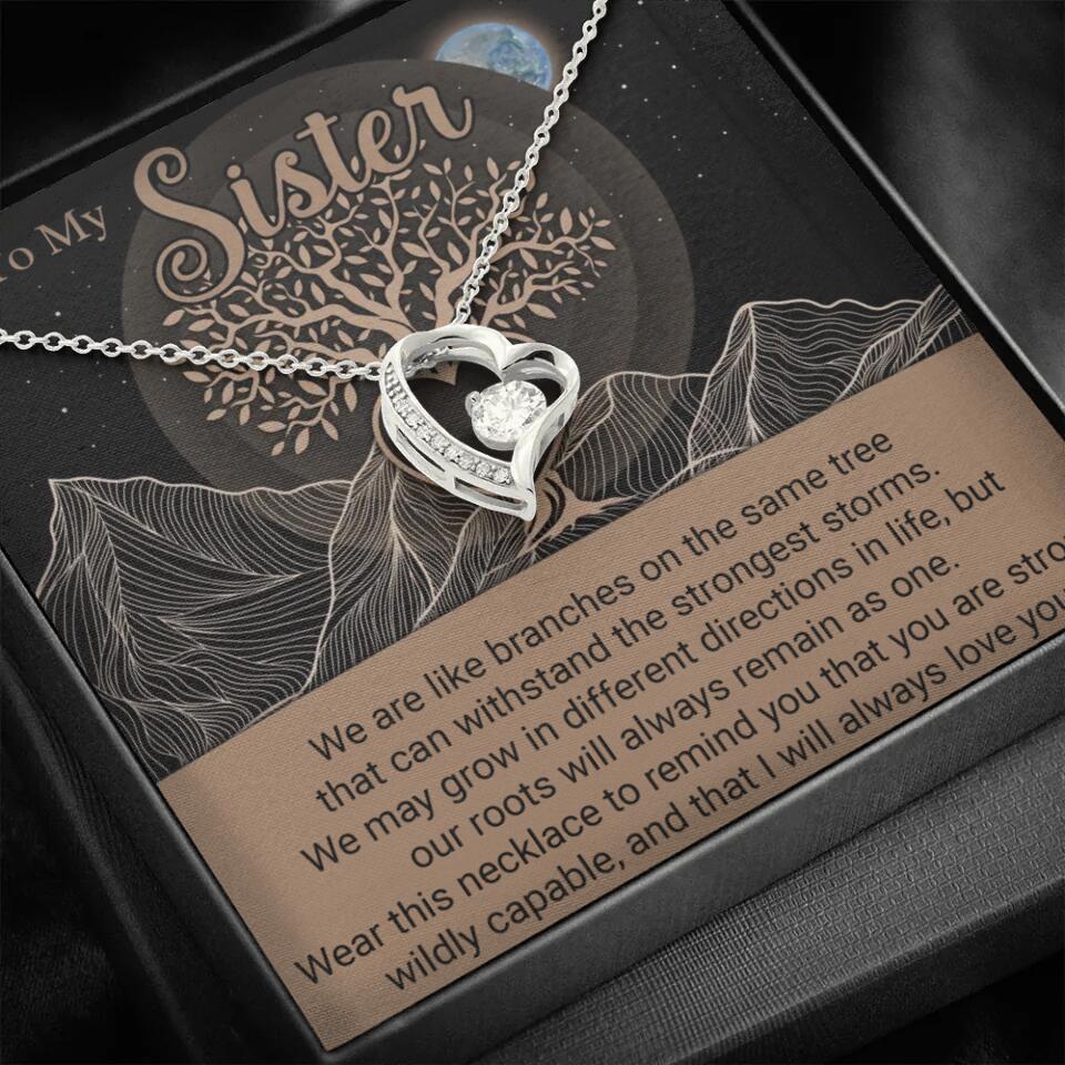 To My Sister/Sister-in-law We Are Like Branches On The Same Tree - Personalized Necklace - Gift For Her On Anniversaries - Image 17