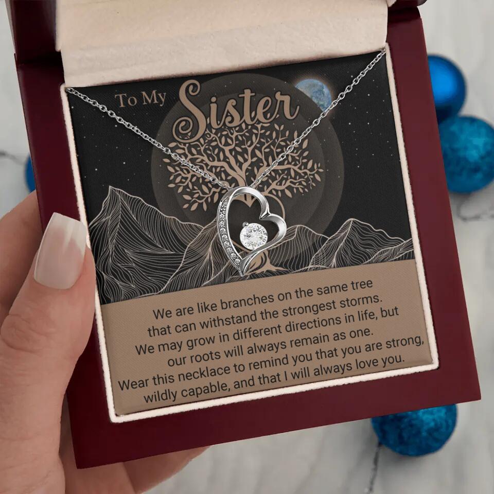 To My Sister/Sister-in-law We Are Like Branches On The Same Tree - Personalized Necklace - Gift For Her On Anniversaries - Image 19