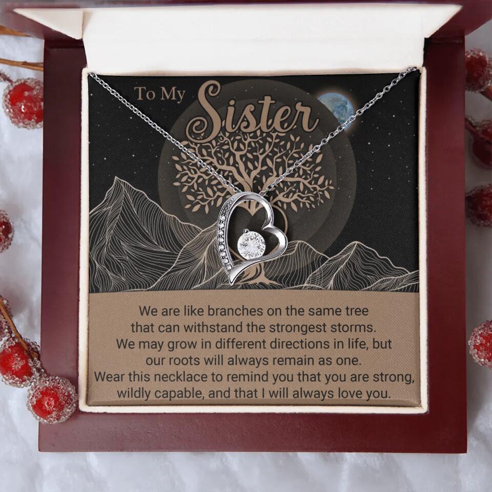 To My Sister/Sister-in-law We Are Like Branches On The Same Tree - Personalized Necklace - Gift For Her On Anniversaries - Image 21