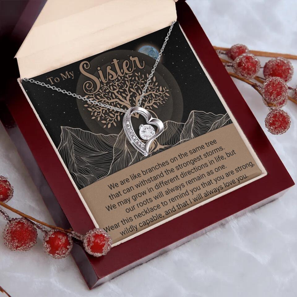 To My Sister/Sister-in-law We Are Like Branches On The Same Tree - Personalized Necklace - Gift For Her On Anniversaries - Image 22