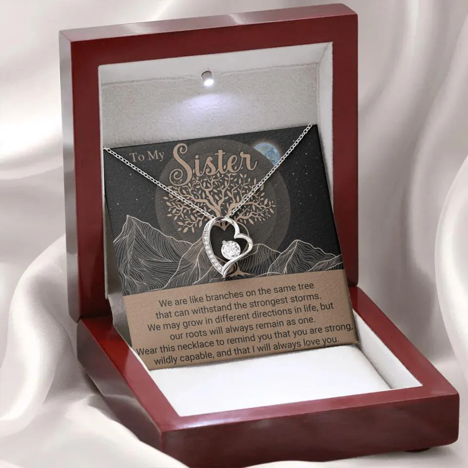 To My Sister/Sister-in-law We Are Like Branches On The Same Tree - Personalized Necklace - Gift For Her On Anniversaries - Image 23