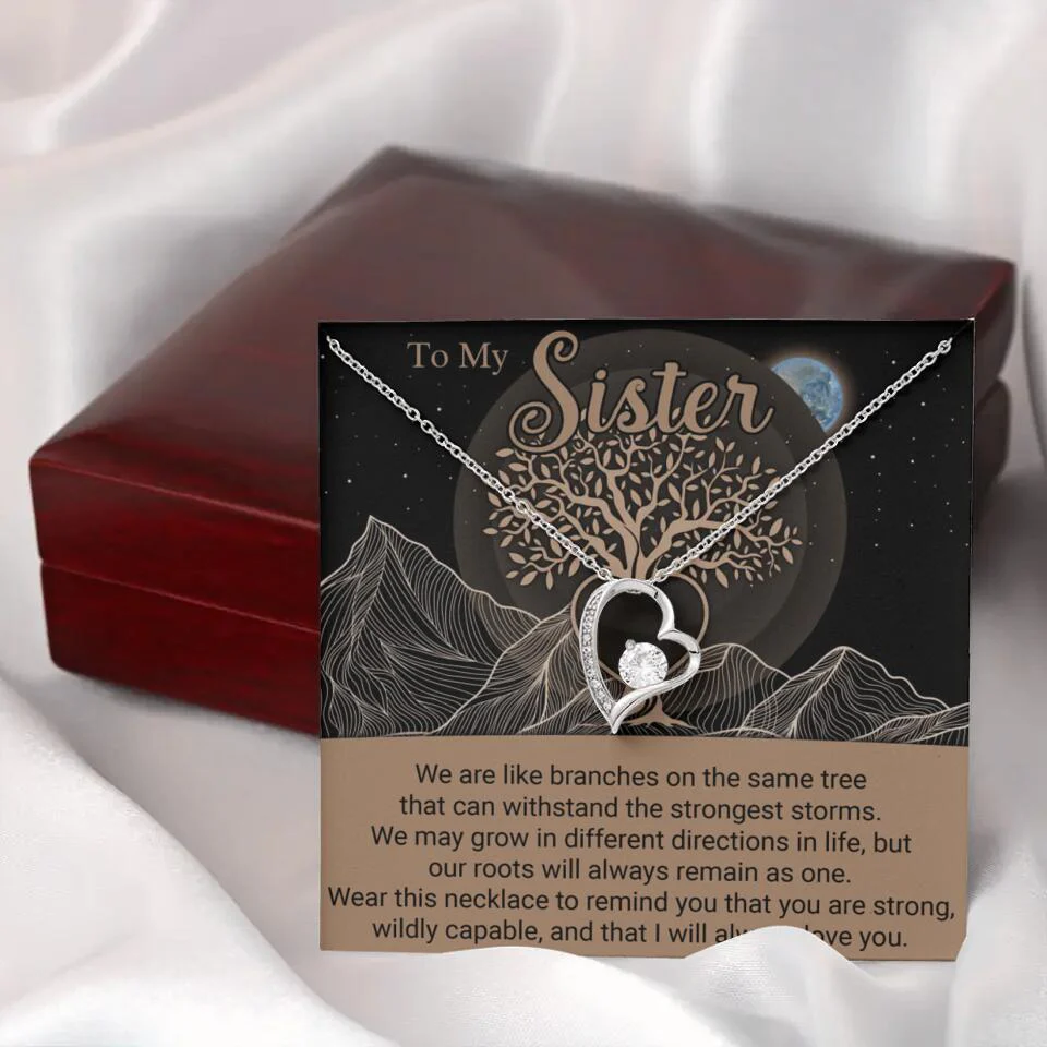 To My Sister/Sister-in-law We Are Like Branches On The Same Tree - Personalized Necklace - Gift For Her On Anniversaries - Image 25