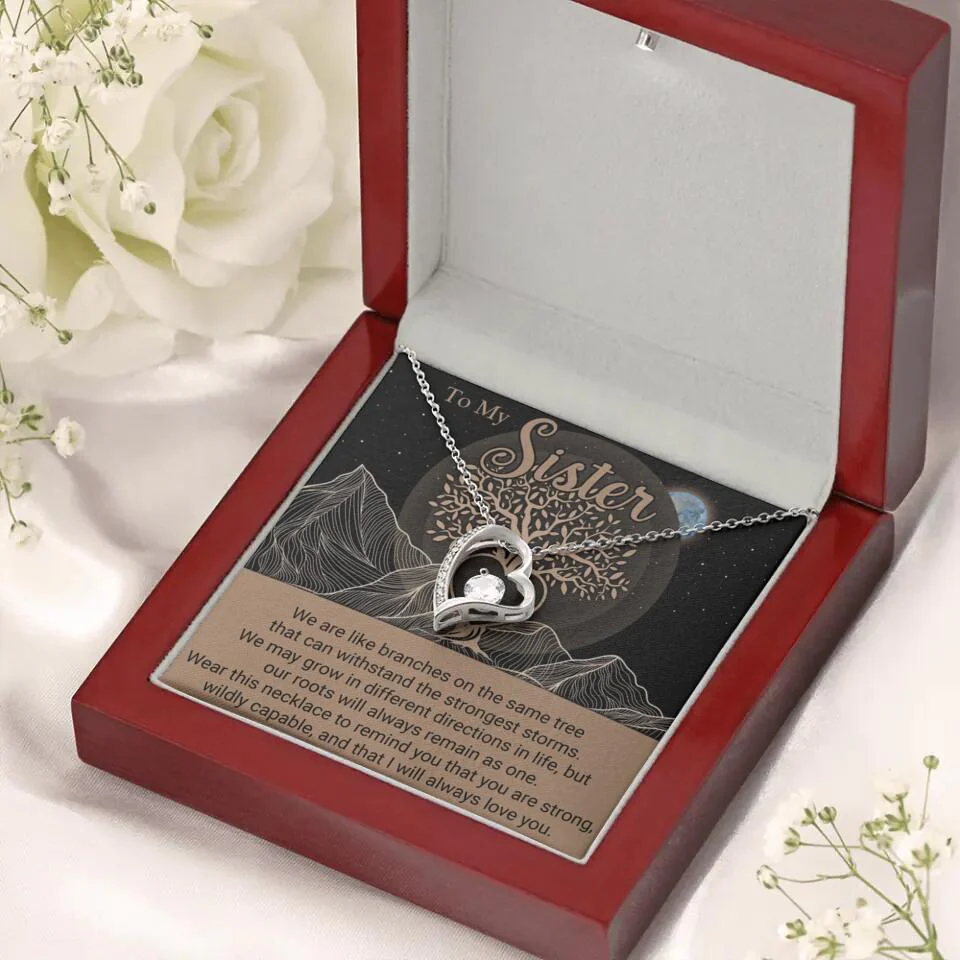 To My Sister/Sister-in-law We Are Like Branches On The Same Tree - Personalized Necklace - Gift For Her On Anniversaries - Image 27
