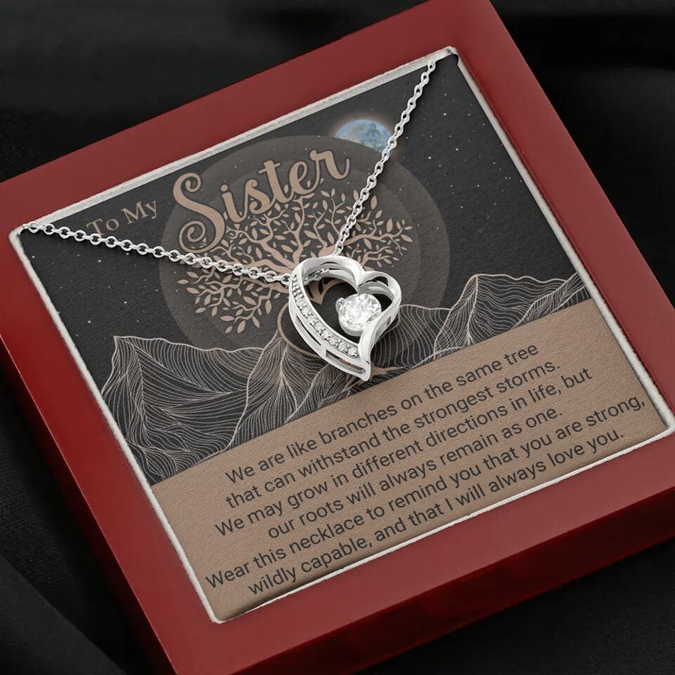 To My Sister/Sister-in-law We Are Like Branches On The Same Tree - Personalized Necklace - Gift For Her On Anniversaries - Image 28