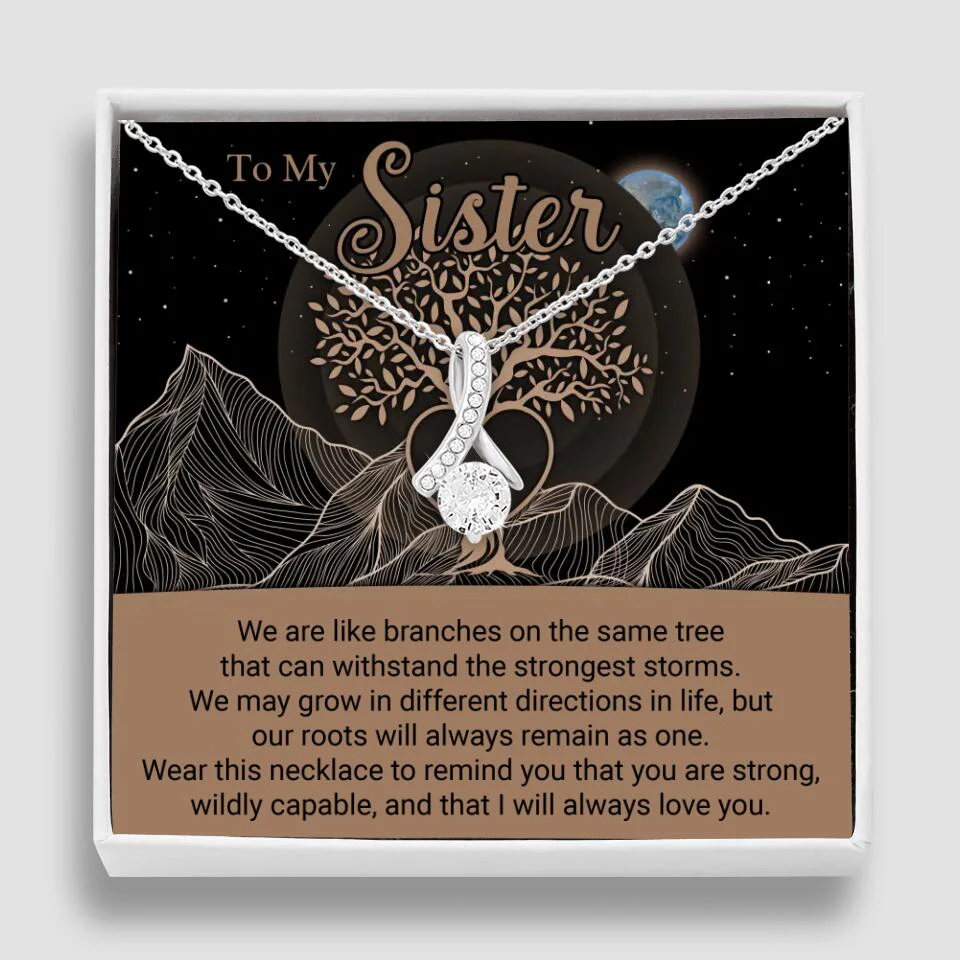 To My Sister/Sister-in-law We Are Like Branches On The Same Tree - Personalized Necklace - Gift For Her On Anniversaries - Image 52
