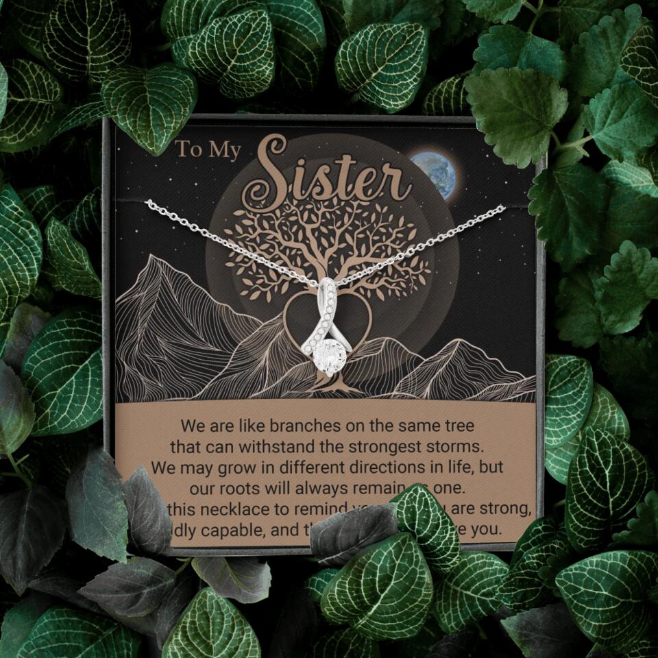 To My Sister/Sister-in-law We Are Like Branches On The Same Tree - Personalized Necklace - Gift For Her On Anniversaries - Image 54
