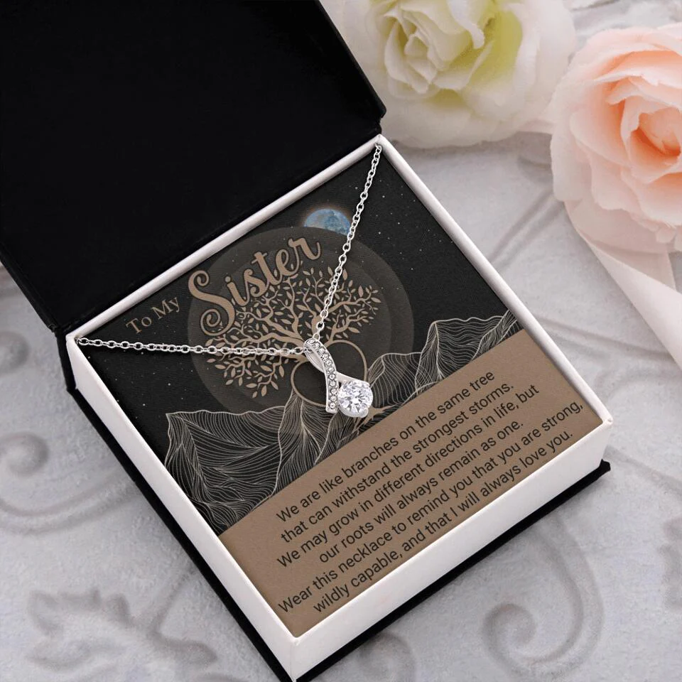 To My Sister/Sister-in-law We Are Like Branches On The Same Tree - Personalized Necklace - Gift For Her On Anniversaries - Image 55