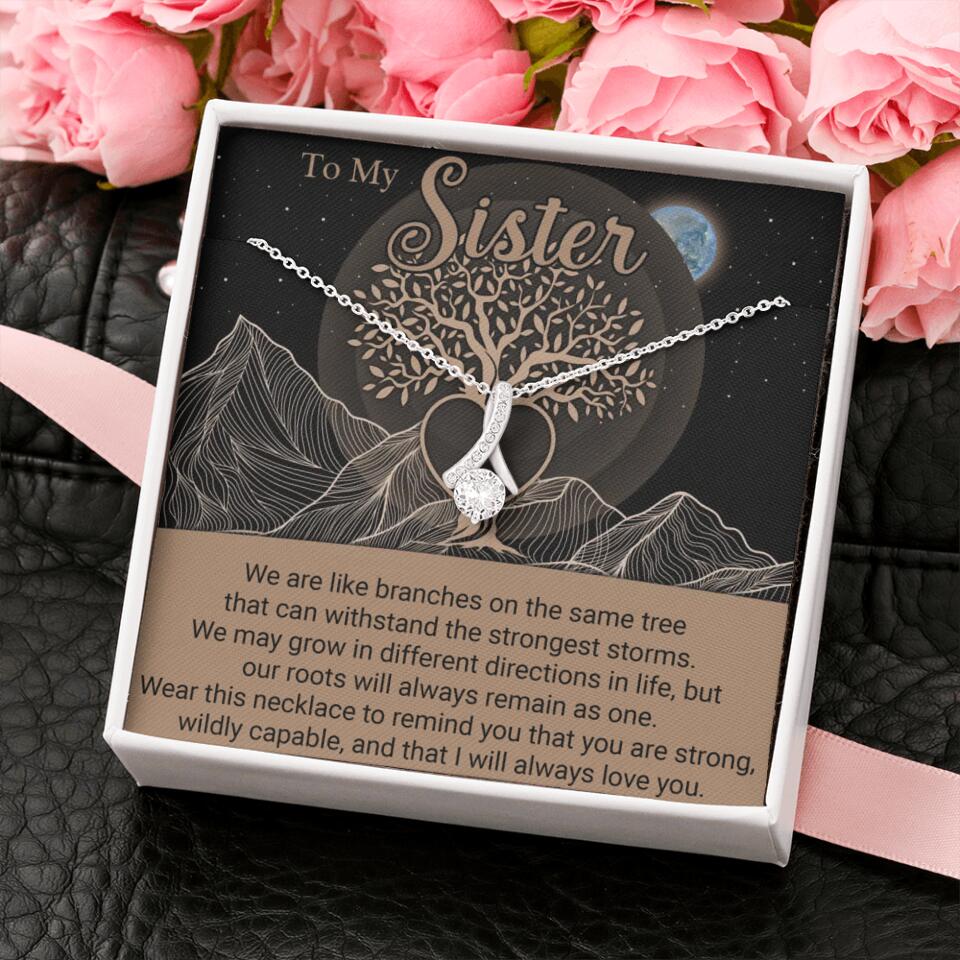 To My Sister/Sister-in-law We Are Like Branches On The Same Tree - Personalized Necklace - Gift For Her On Anniversaries - Image 56