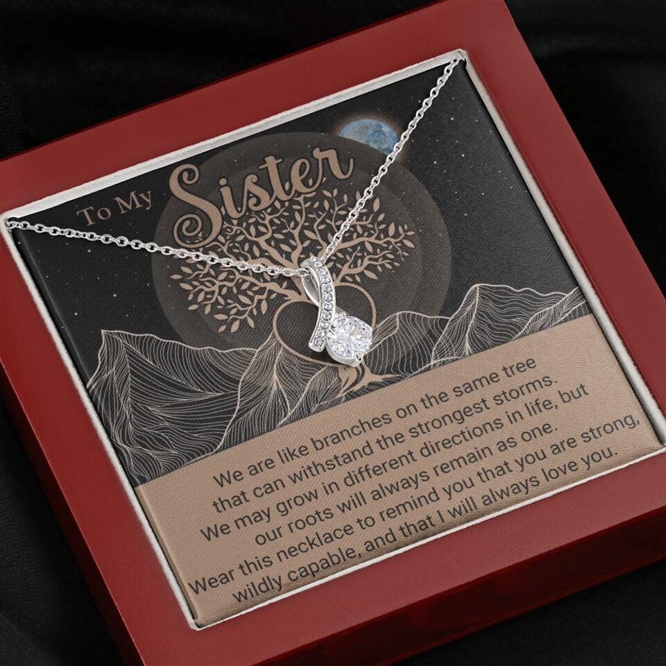 To My Sister/Sister-in-law We Are Like Branches On The Same Tree - Personalized Necklace - Gift For Her On Anniversaries - Image 58