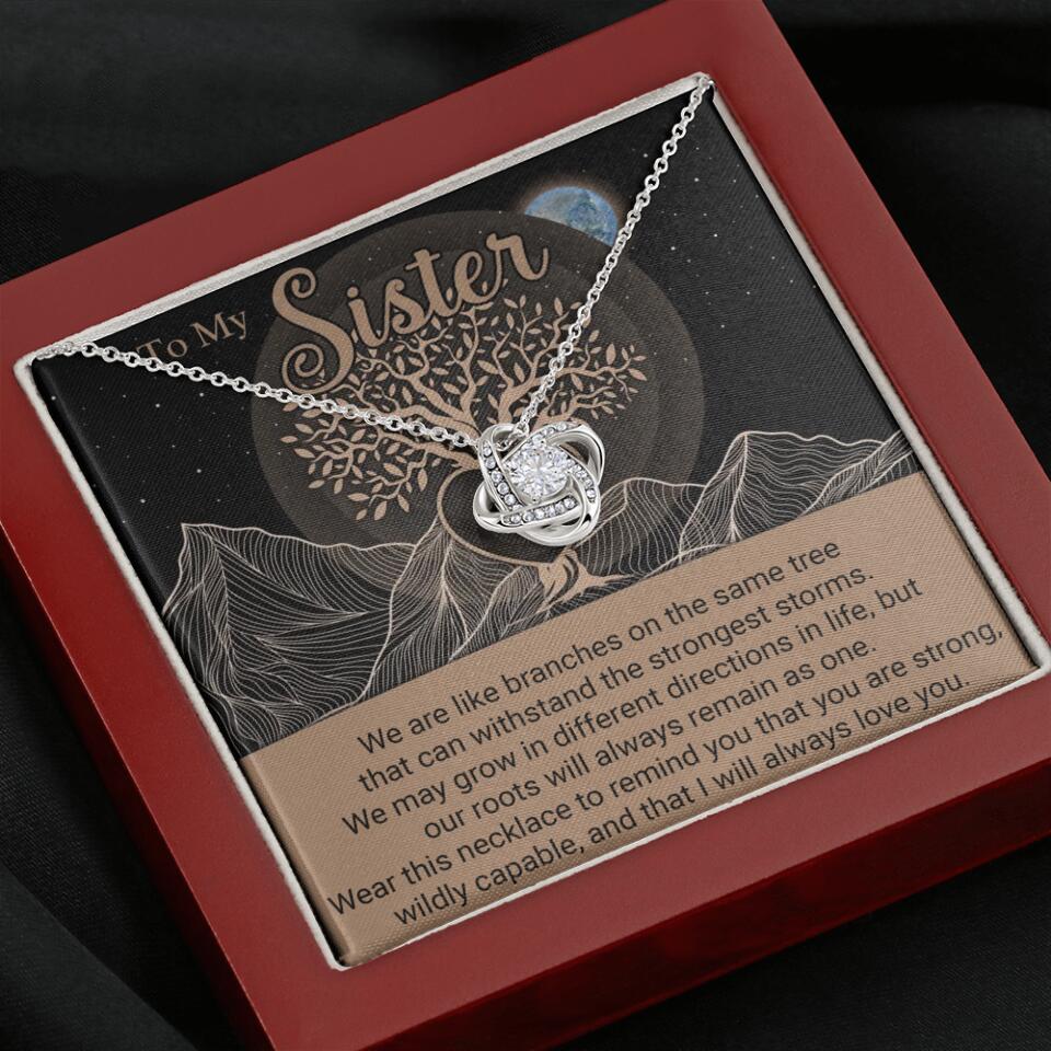 To My Sister/Sister-in-law We Are Like Branches On The Same Tree - Personalized Necklace - Gift For Her On Anniversaries - Image 8