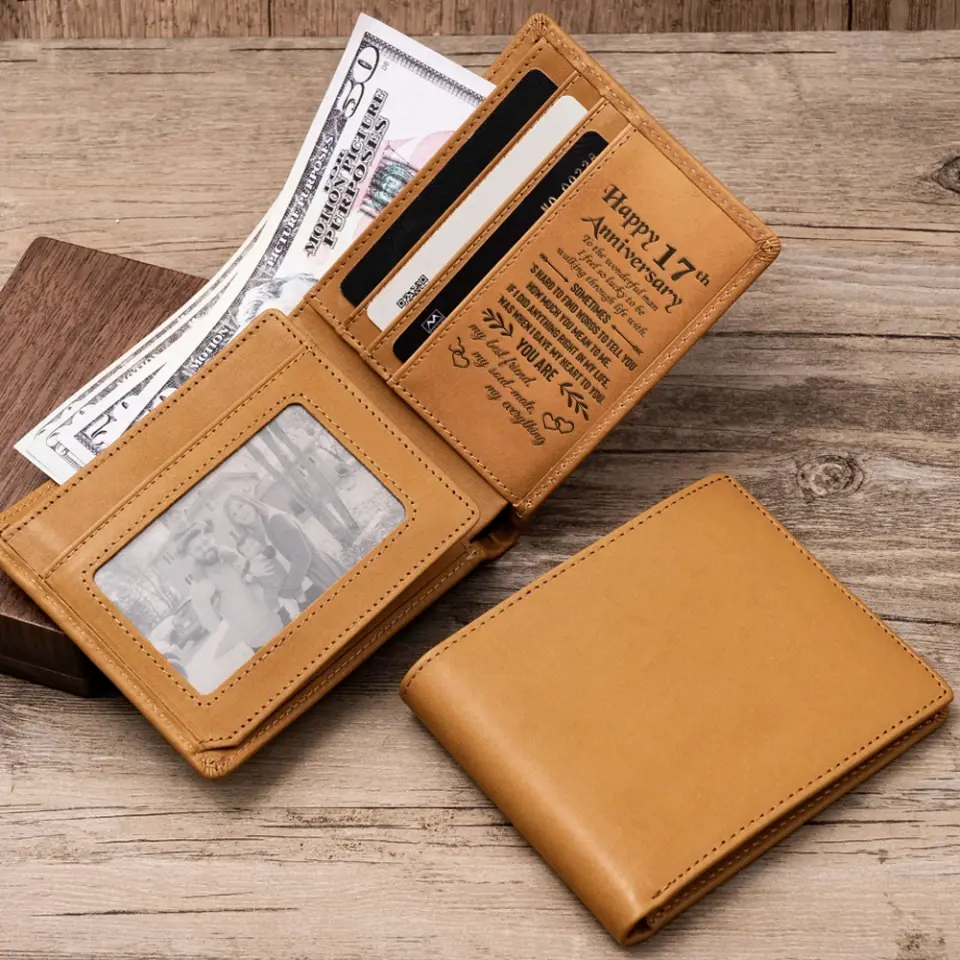 To The Wonderful Man - Personalized Engraved Wallet - Image 5