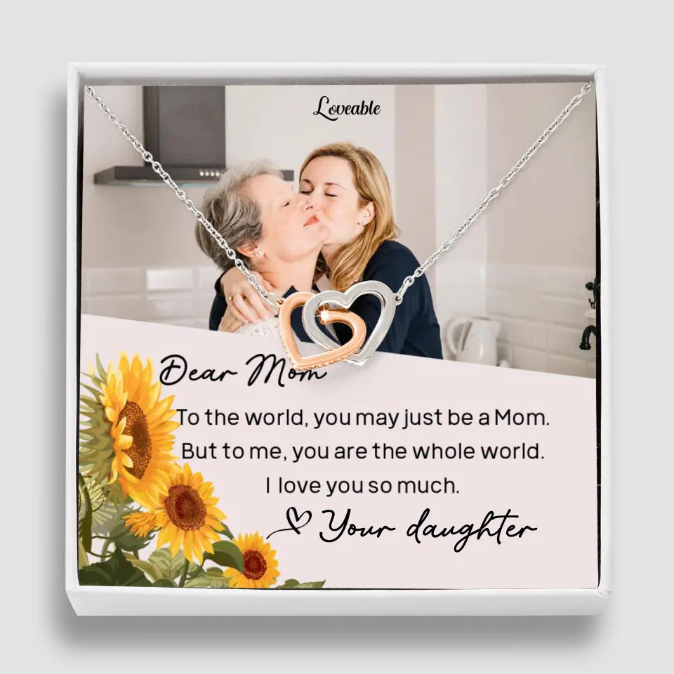 To The World You May Just Be A Mom - Personalized Necklace Jewelry - Mother's Day Gifts - Image 33